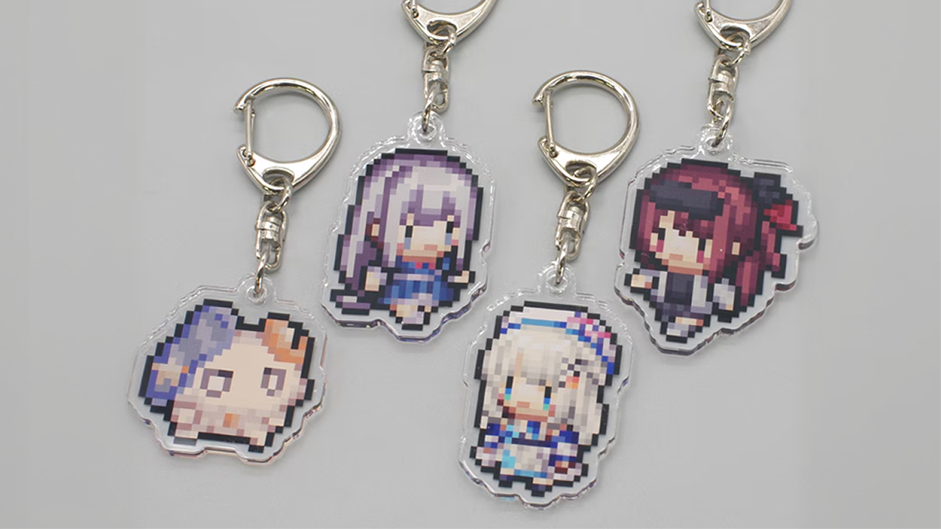 アクリルキーホルダーの製作をご依頼いただきました。