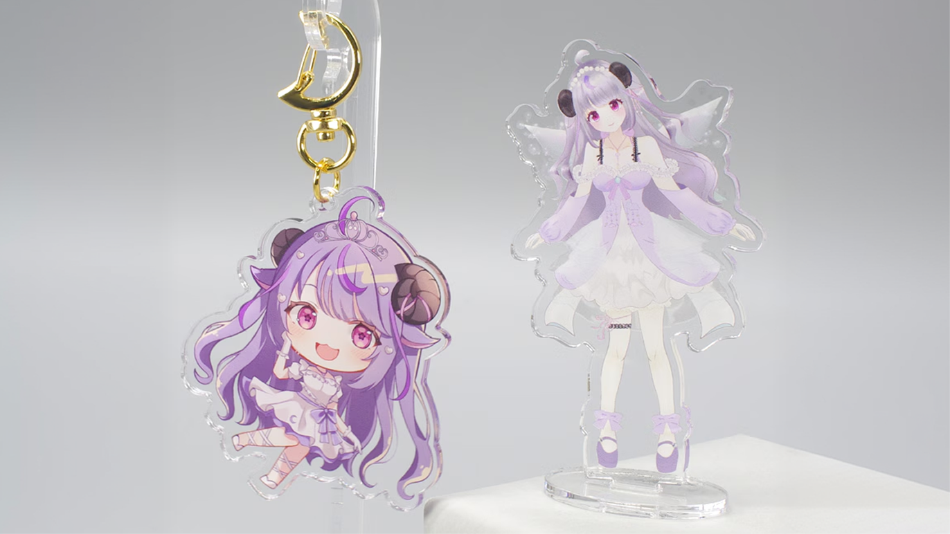 アクリルキーホルダーの製作をご依頼いただきました。